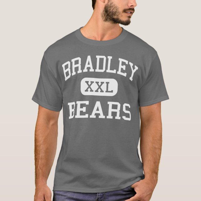 Camiseta Bradley - ursos - segundo grau - Bradley Arkansas (Frente)