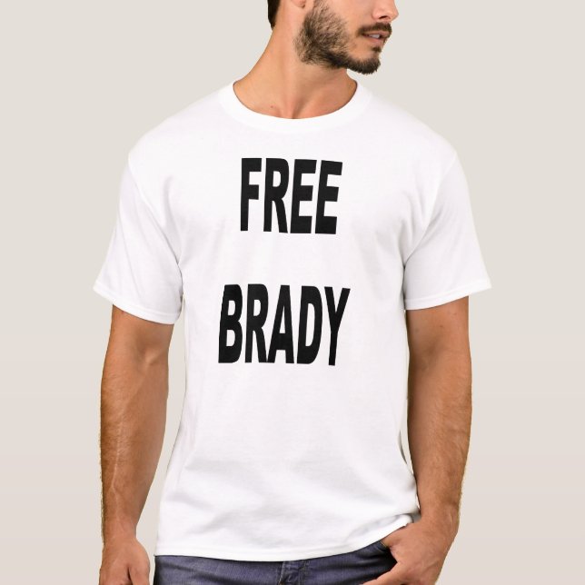 CAMISETA BRADY LIVRE DESINFLA PATRIOTAS DE TOM DA PORTA (Frente)