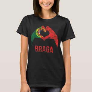 Camiseta Braga Cidade Portuguesa Vintage Portugal Bandeira