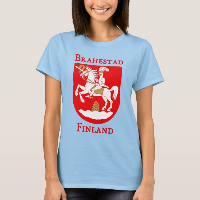 Camiseta Brahestad (Raahe), Finlândia (Suomi) (Frente)