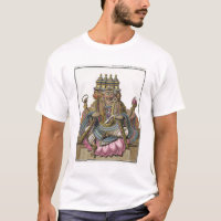 Brahma, deus Hindu da criação, 'da viagem auxiliar