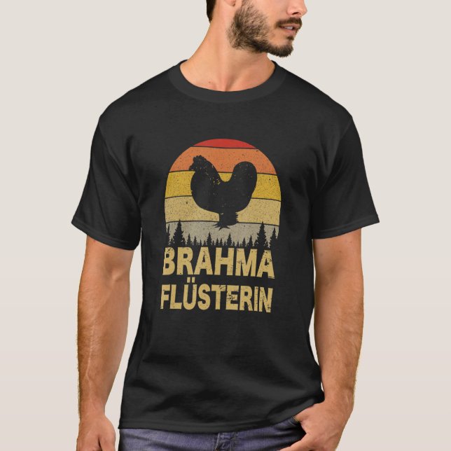 Camiseta Brahma Whisper Chickens Brahmas Proprietários de F (Frente)