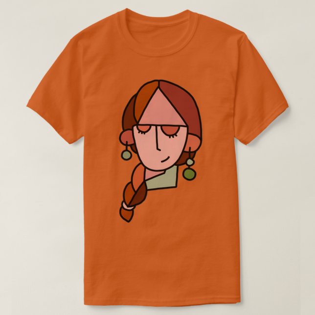 Camiseta Braid Lady (Frente do Design)