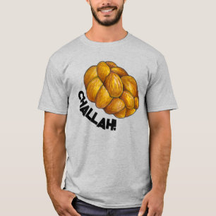 Camiseta Braided Challah Bread Jeway Holiday Hanukkah Loaf