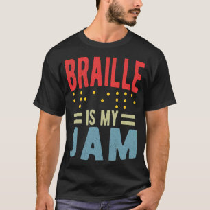 Camiseta Braille é a minha cegueira de emperramento