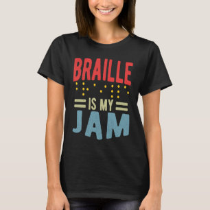 Camiseta Braille é a minha cegueira de emperramento