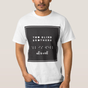 Camiseta braille tudo está bem