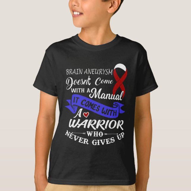 Camiseta Brain Aneurysm Warrior (Frente)