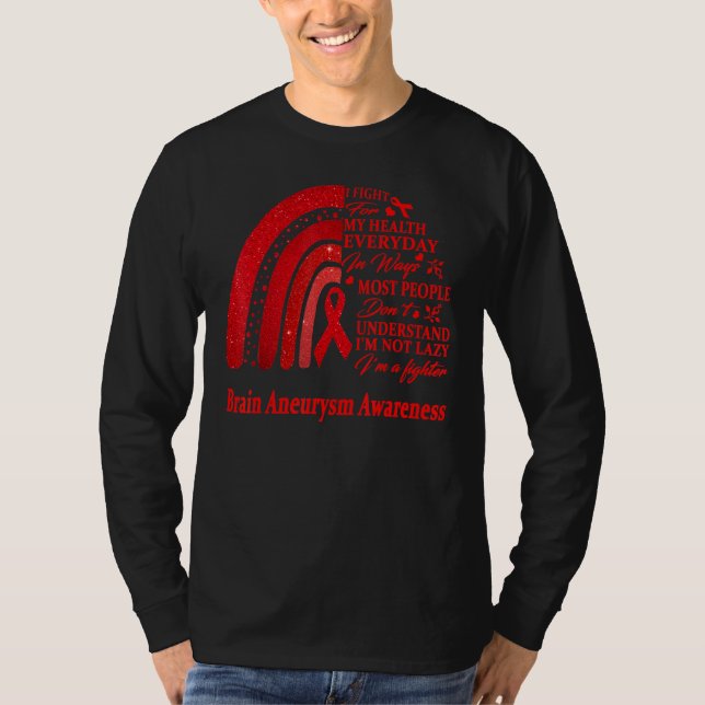 Camiseta Brain Aneurysm Warrior (Frente)