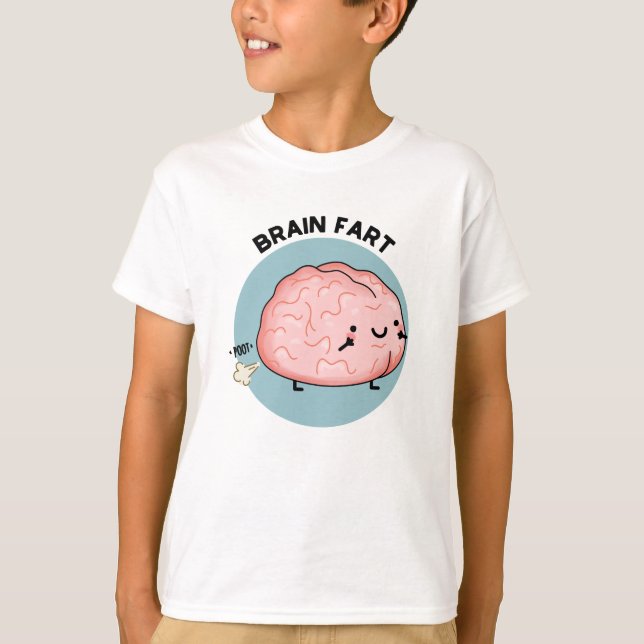Camiseta Brain Fart Engraçado Anatomia Pun (Frente)