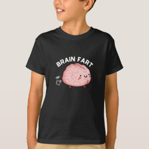 Camiseta Brain Fart Engraçado Anatomia Pun Dark BG
