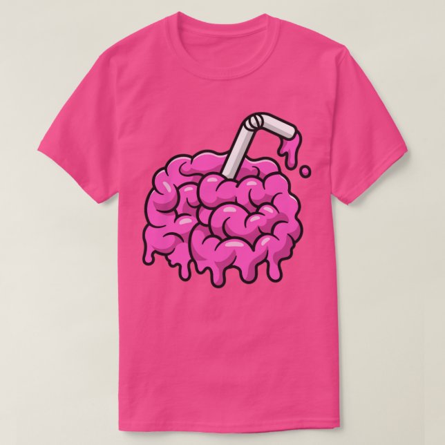 Camiseta Brain Juice Cartoon (Frente do Design)