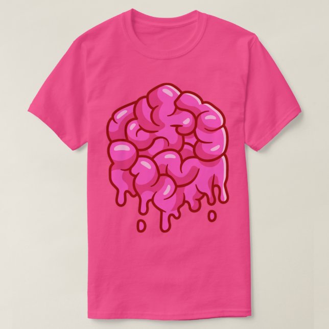 Camiseta Brain Melt Cartoon (Frente do Design)