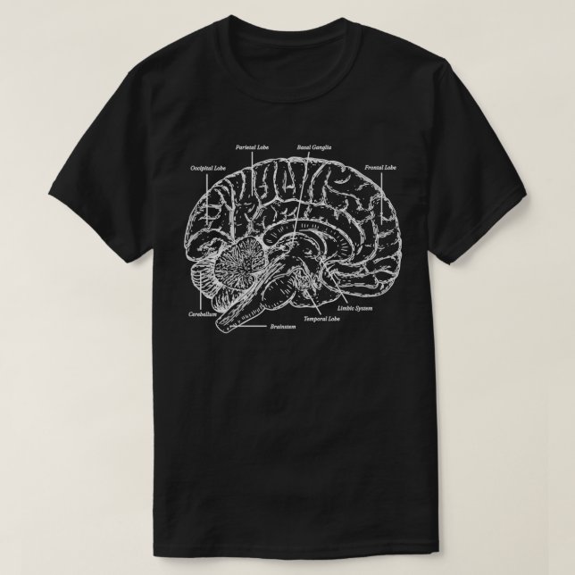 Camiseta Brain neurologist neurology neuroscience (Frente do Design)