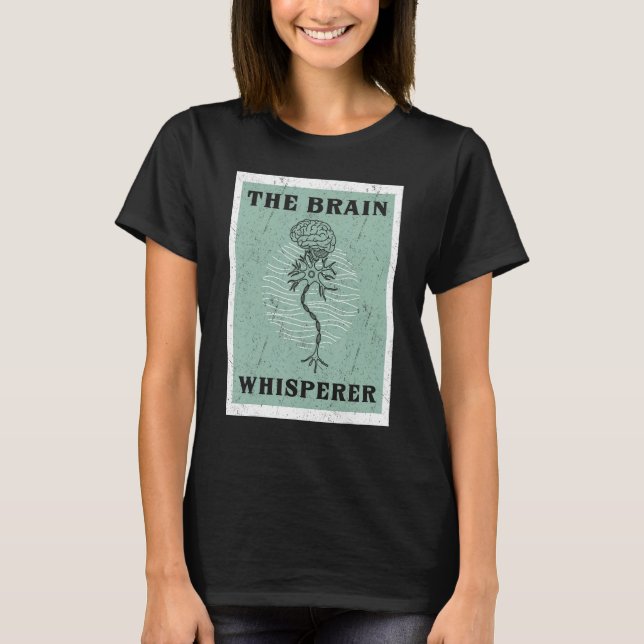 Camiseta Brain neurons sciences neuroscience neurology anat (Frente)