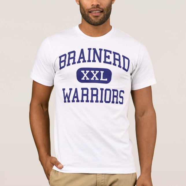 Camiseta Brainerd - guerreiros - alto - Brainerd Minnesota (Frente)