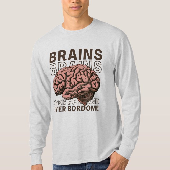 Camiseta Brains Over Bordome (Frente)