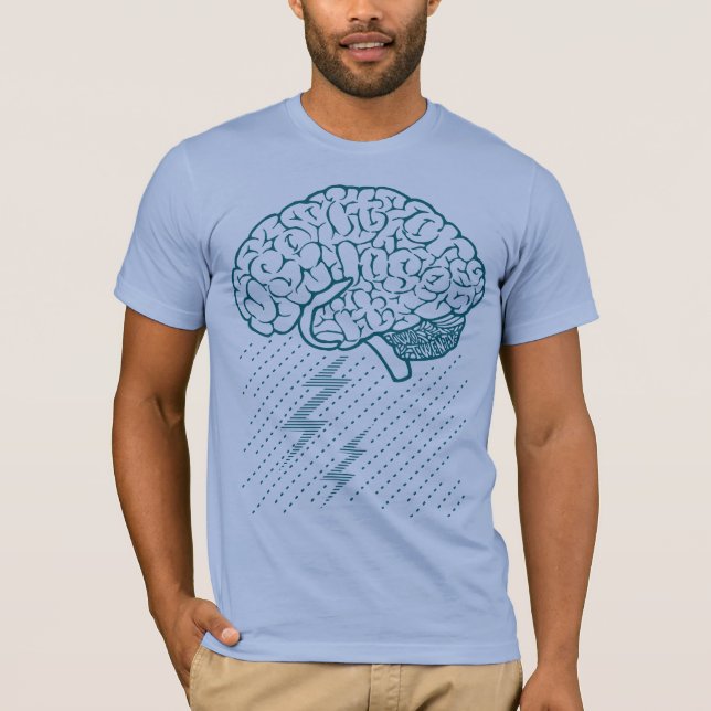 Camiseta Brainstorm (cerceta) (Frente)