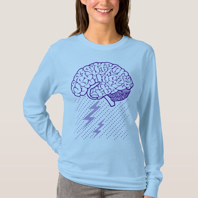 Camiseta Brainstorm (roxo) (Frente)