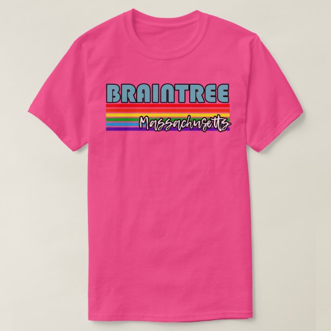 Camiseta Braintree Massachusetts Pride Braintree - Presente (Frente do Design)