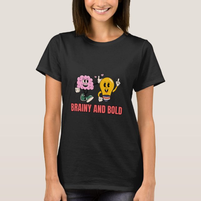 Camiseta Brainy and Bold Science Lovers (Frente)