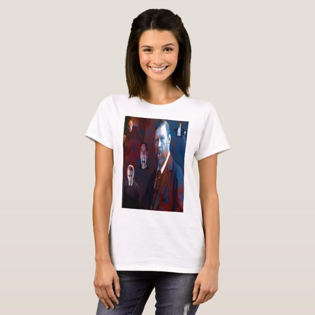 Camiseta Bram Stoker-Dracula (Frente Completa)