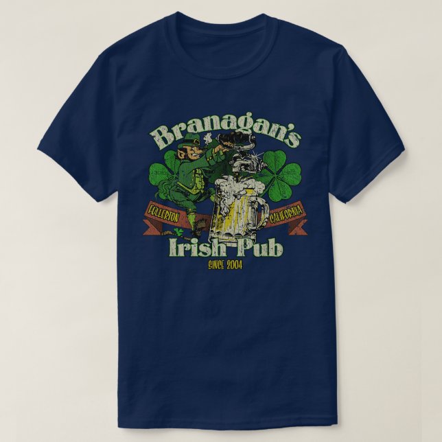 Camiseta Branagans Irish Pub 2004 (Frente do Design)