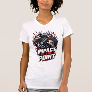 Camiseta Branca ADOM Impact Is The Point