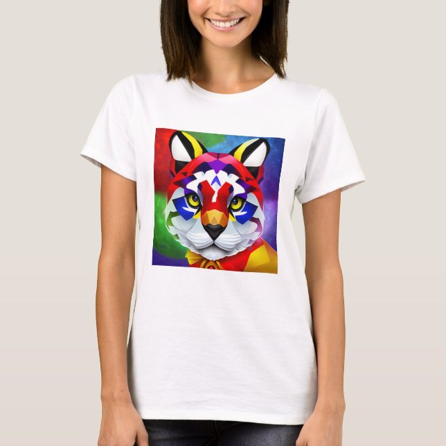 Camiseta branca Alexander's Cat para mulheres (Frente)