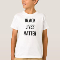 Camiseta Branca Black Lives Matter | Criança