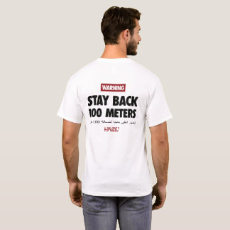 Camiseta Branca de 100 Metros para Veteranos Milit