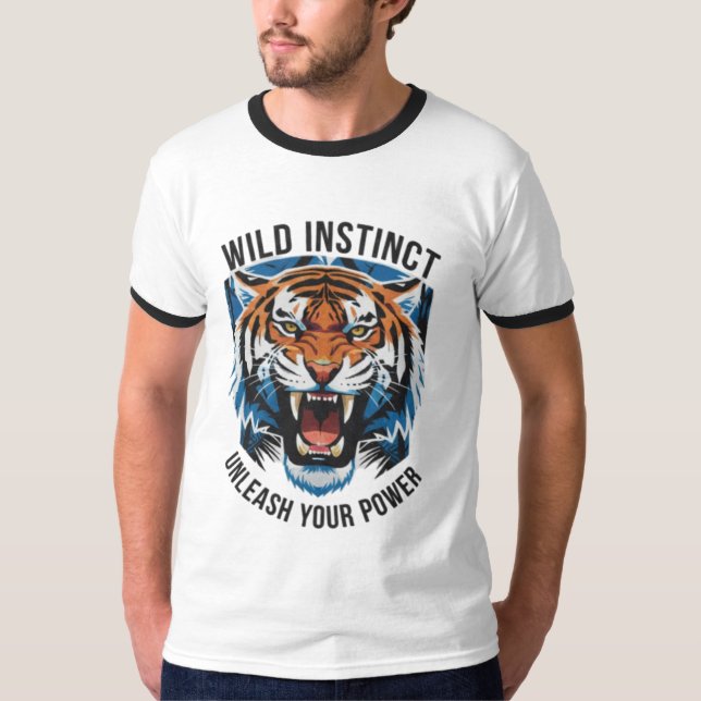 Camiseta branca de algodão impressa  (Frente)