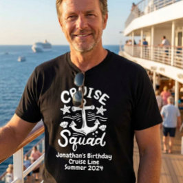 Camiseta Branca de Aniversário Personalizado de Amigos do G