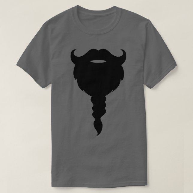Camiseta Branca de barba (Frente do Design)