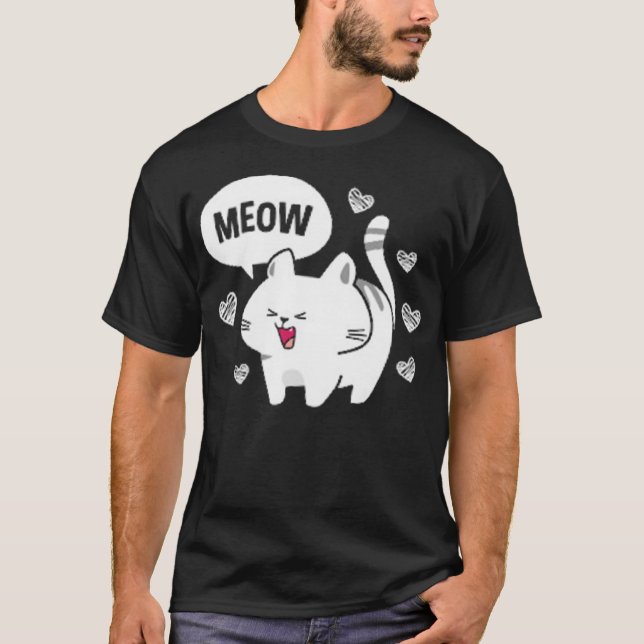 Camiseta Branca de bocejo (Frente)