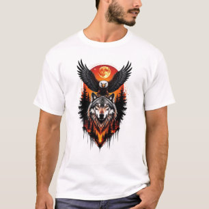 Camiseta branca de impressão para meninos e menina