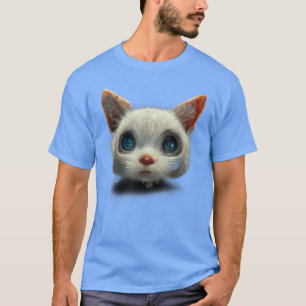 Camiseta Branca de Infância Rodeada de Arte Realista Lover 
