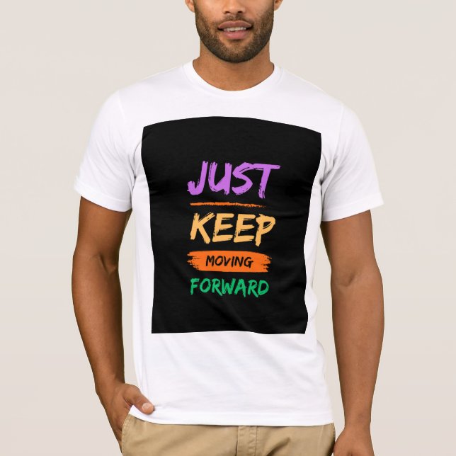 Camiseta branca de meia manga (Frente)