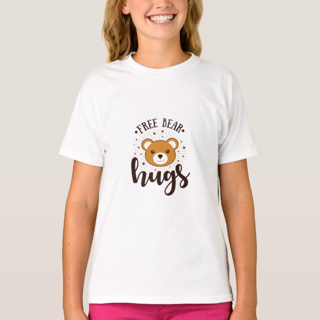 Camiseta branca de meia manga (Frente)