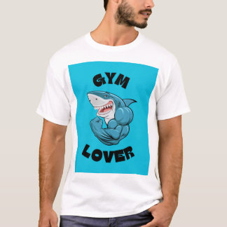 Camiseta branca de meia manga com design de amante