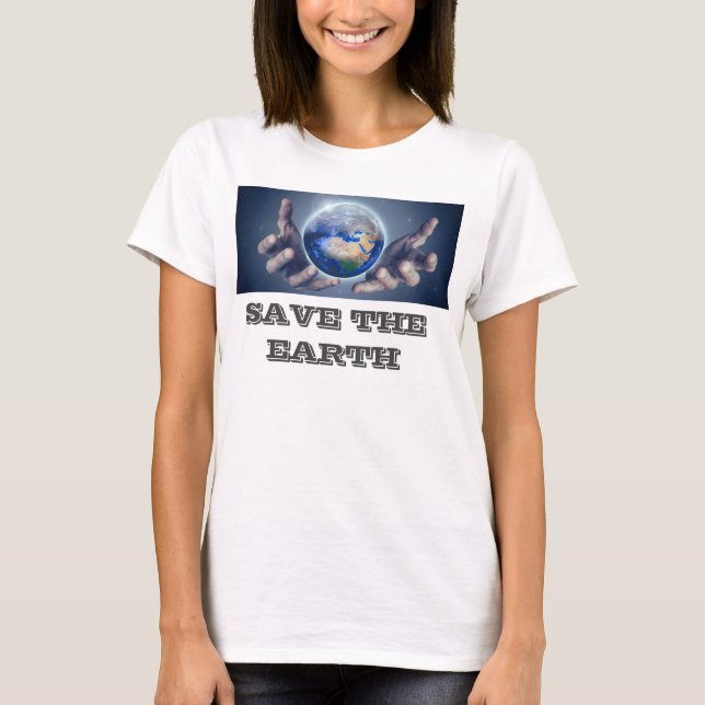 Camiseta Branca de mulheres (Frente)