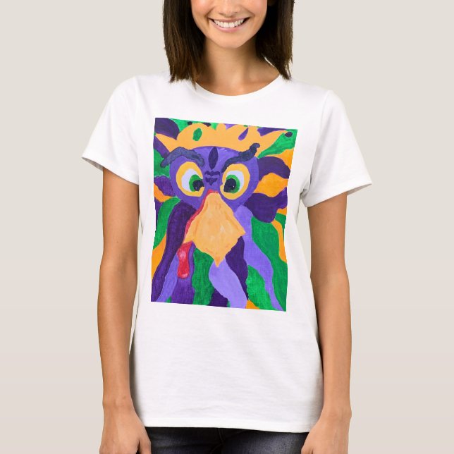 Camiseta Branca de Mulheres (Frente)