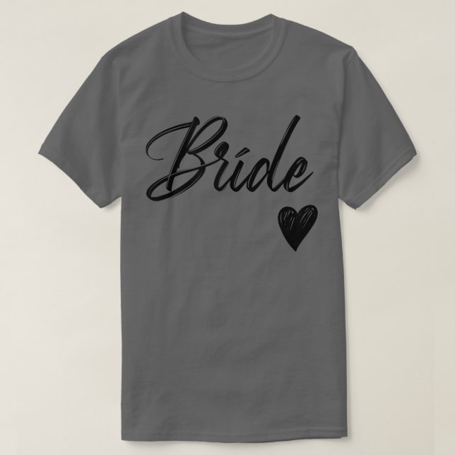 Camiseta Branca de Mulheres com Coração para Bachelore (Frente do Design)