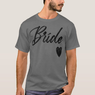 Camiseta Branca de Mulheres com Coração para Bachelore