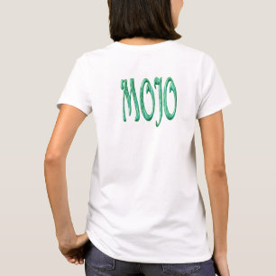 Camiseta branca de mulheres Mojo costas