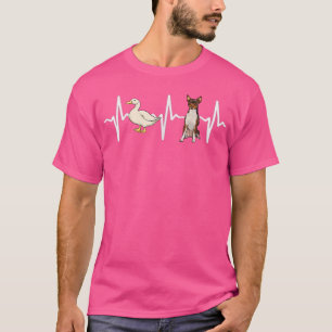 Camiseta Branca De Pato Para O Cachorro De Pulso Terrier
