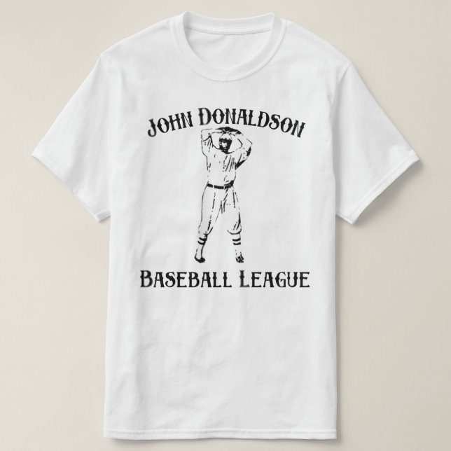 Camiseta branca de uniforme da liga (Frente do Design)