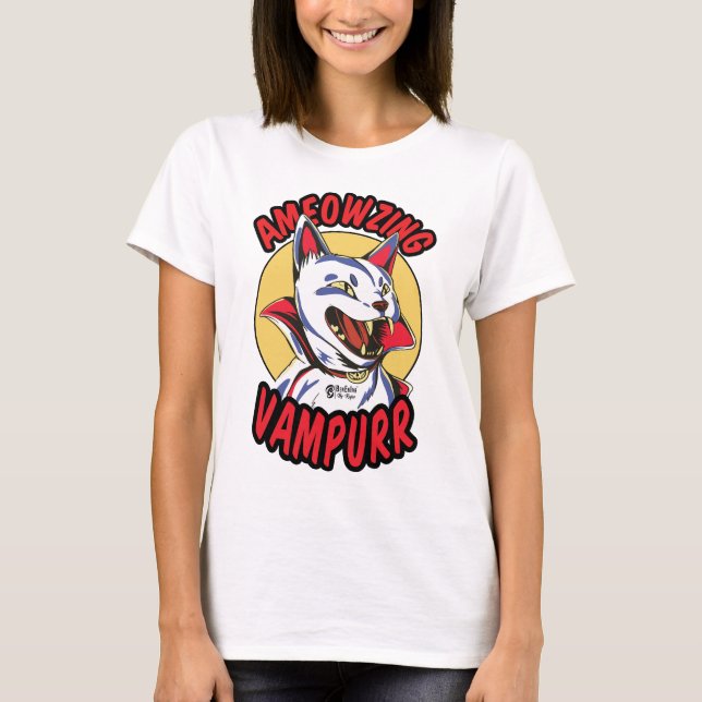 Camiseta Branca de Vampurr (Frente)