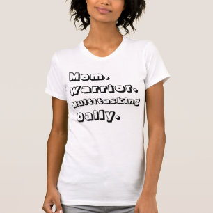 Camiseta Branca Diária Multitarefa Personalizada M