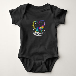 Camiseta Branca Dye Rainbow Dog Dover Gift T Shirt
